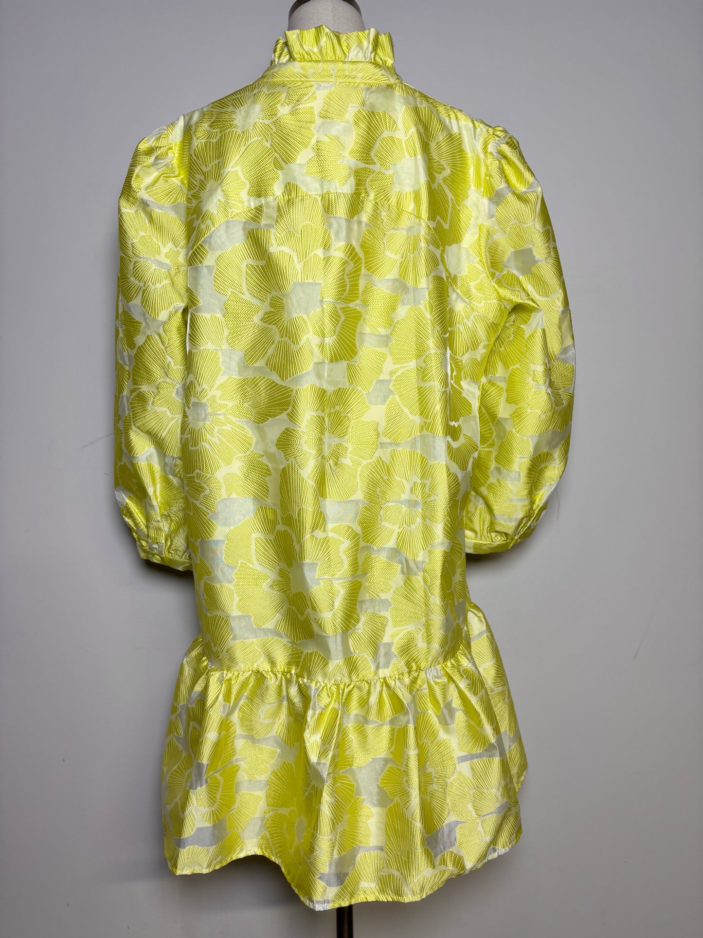 Women Size XXL Tuckernuck Citron Fil Coupe Palmerston Pre-owned Mini Dress