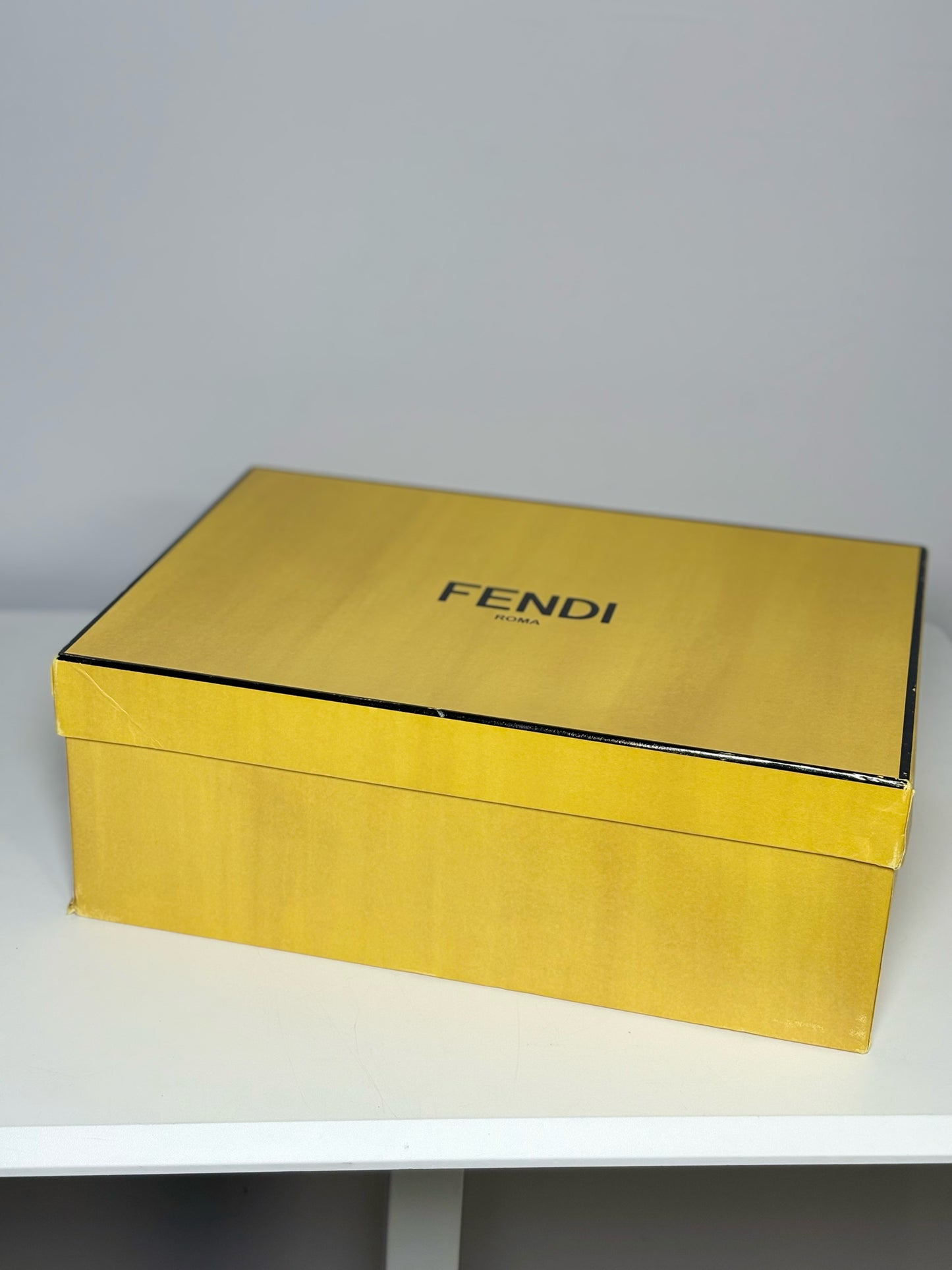 Fendi Black, Brown Fendi Logo Men's Sneakers