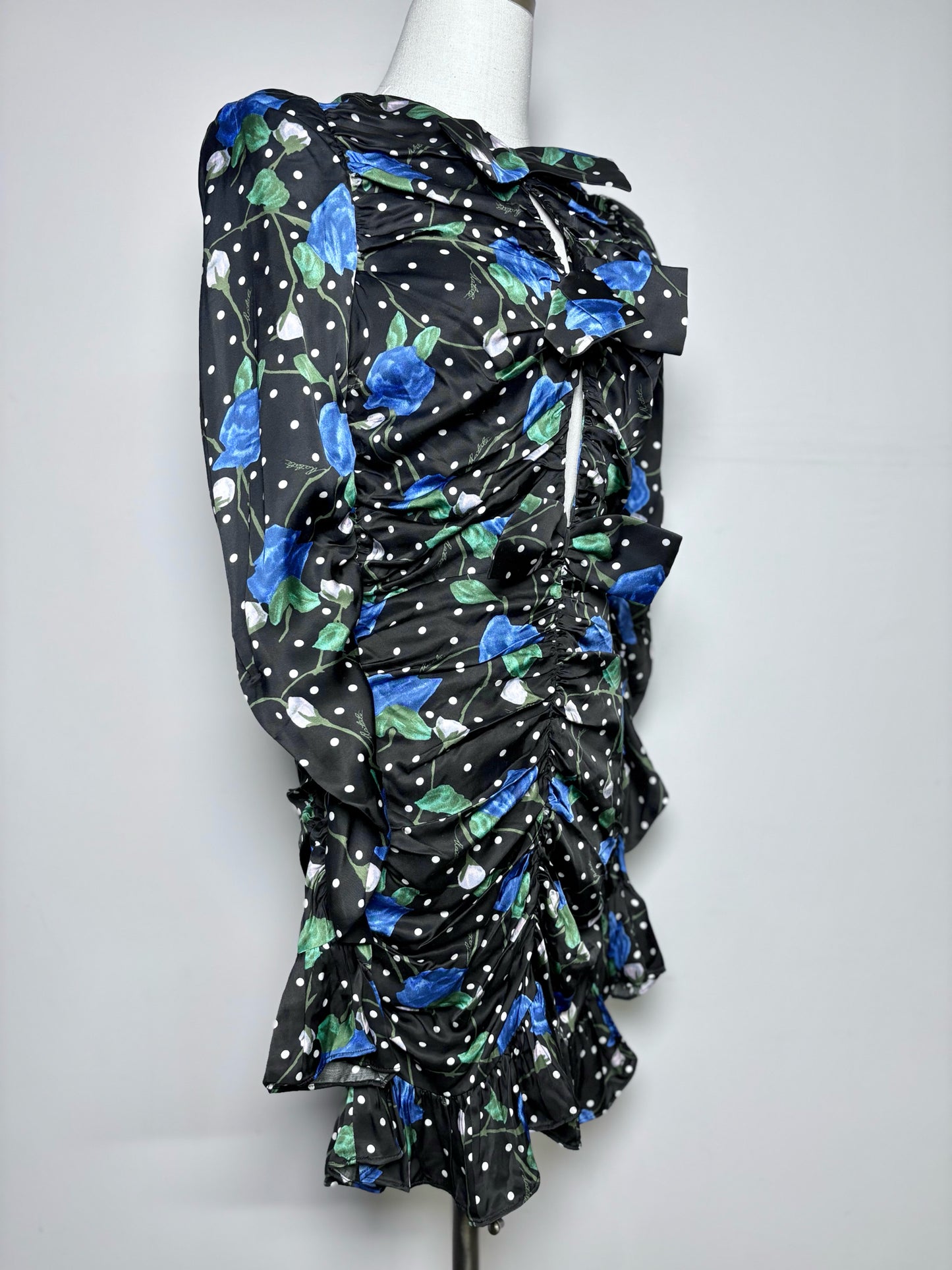 Women Size 36 (2) Rotate Birger Christensen Black, white, blue & green NWT Dress