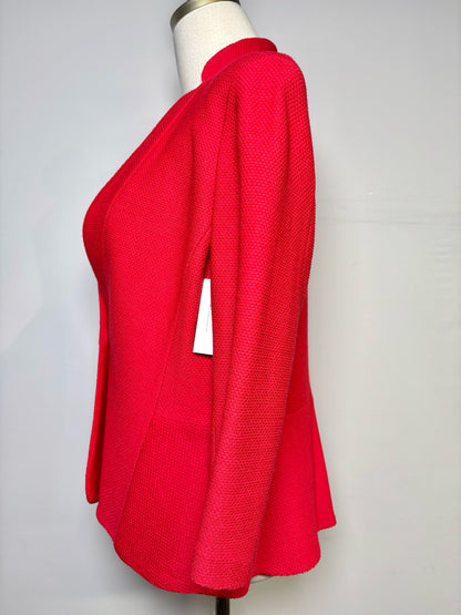 Women Size 8 St. John Red Solid Blazer