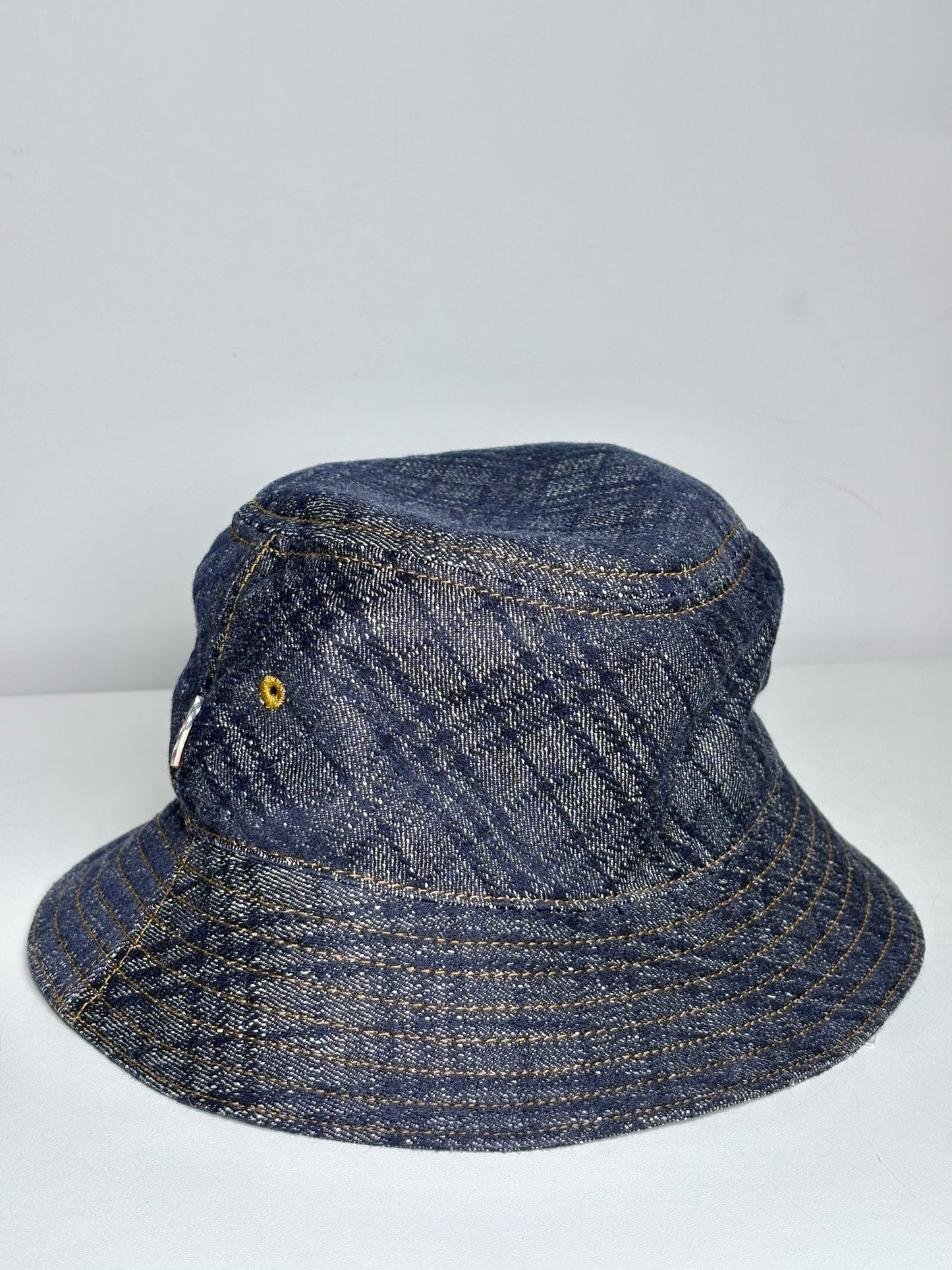 Burberry Pure cotton Pre-owned, NWT Blue One Size Hat