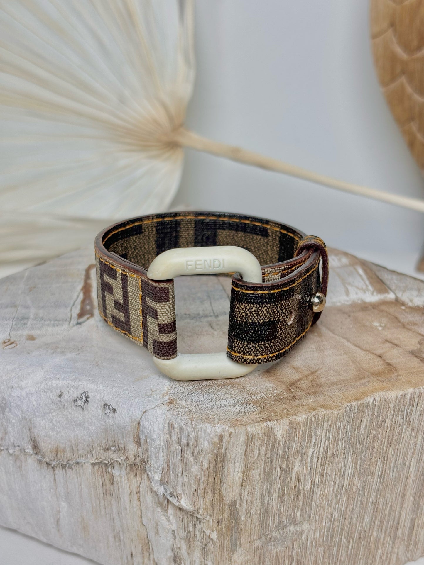 Coated Canvas Fendi Monogram Bracelet