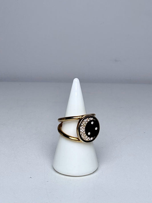recycled brass/enamel/glass J.Crew Gold 6 Pre-owned Ring