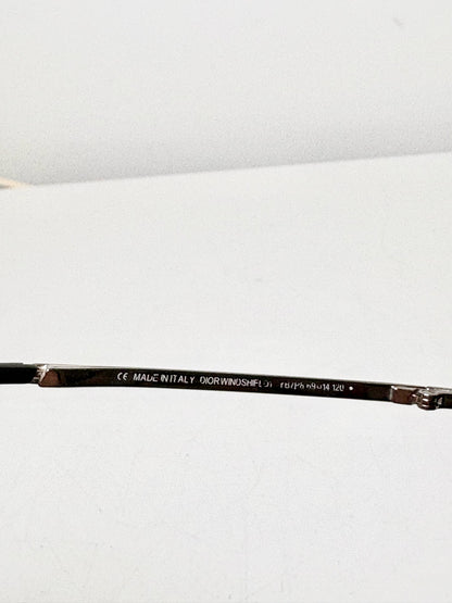 Metal Christian Dior Silver Windshield Sunglasses