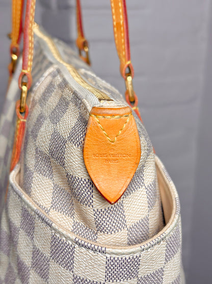 Louis Vuitton Totally Damier Coated Canvas Cream Damier Azur PM Tote