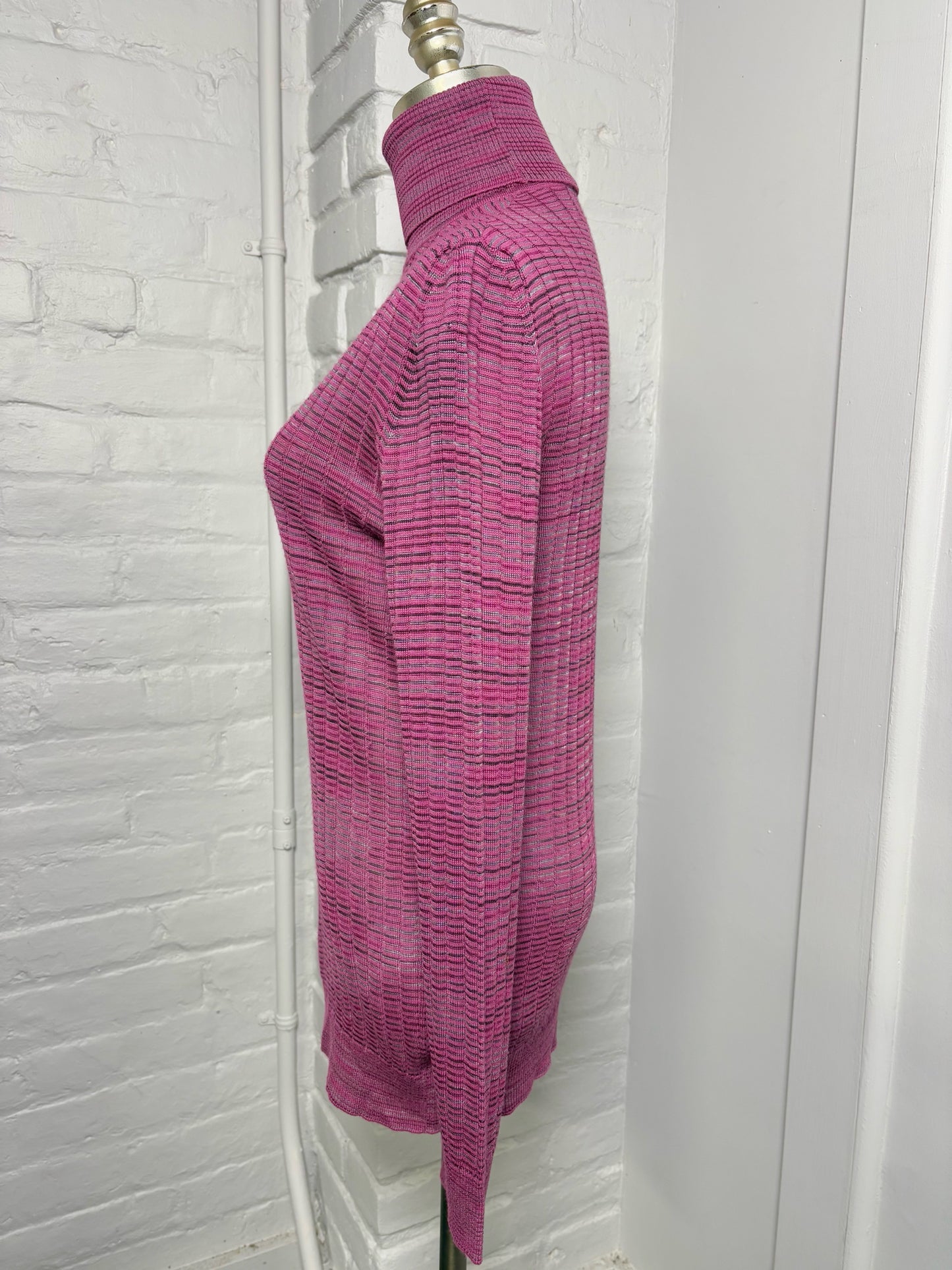 Women Size 6 Missoni Magenta Rectangle Check Sweater
