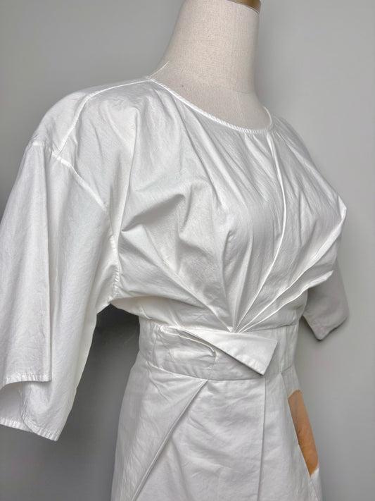 Women Size 34 (2) Jonathan Saunders White Solid Cotton Shirt
