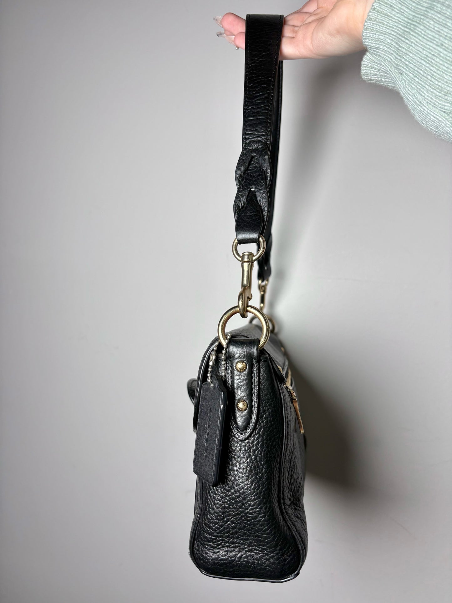 Coach 91105 Jade Shoulder Leather Pre-owned Purse