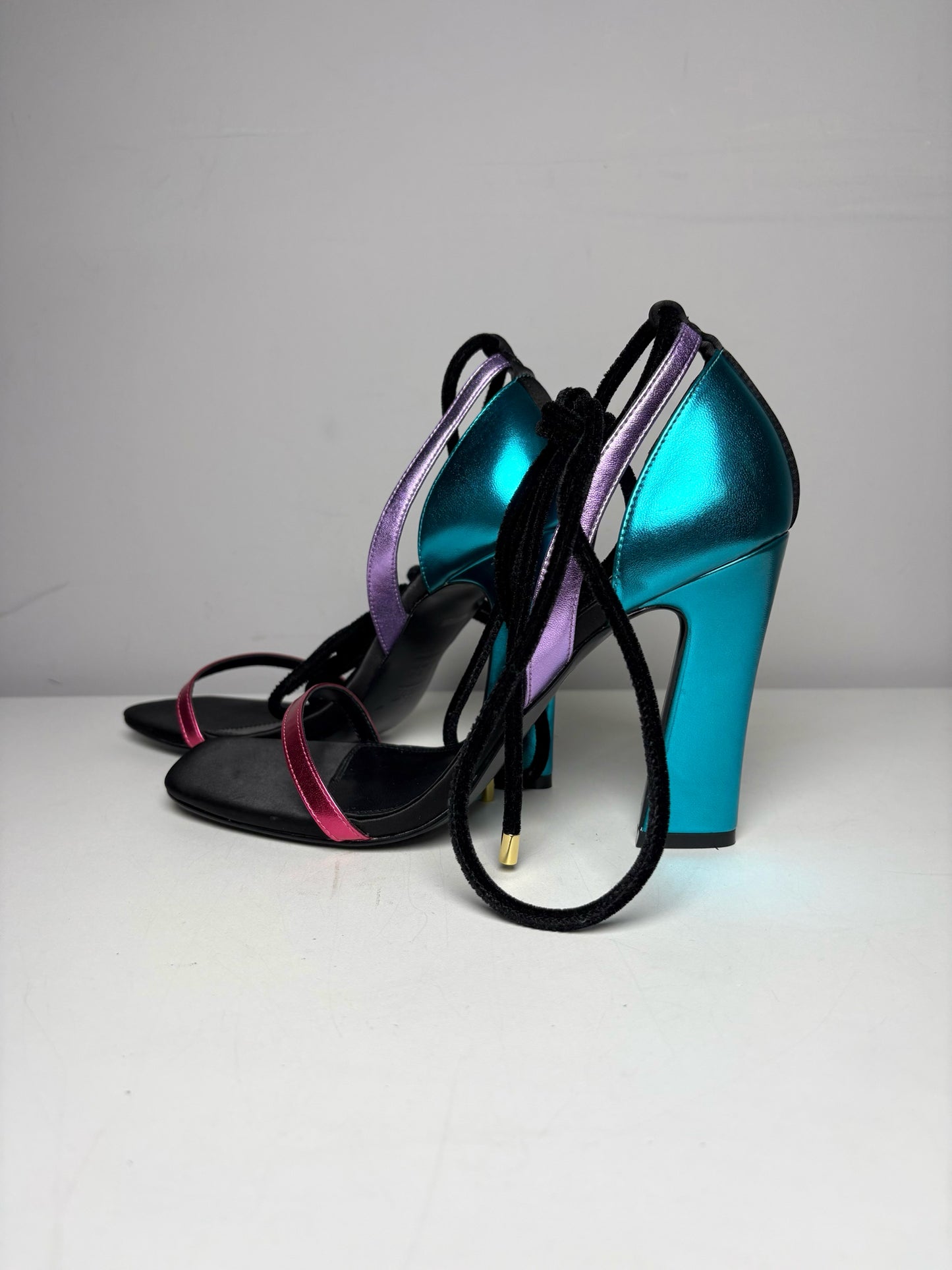 W Shoe Size 10 Le Clique by Kat Maconie Black Leather NWT Heels