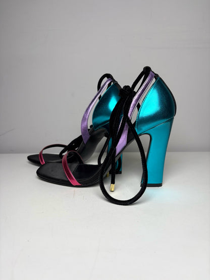 W Shoe Size 10 Le Clique by Kat Maconie Black Leather NWT Heels