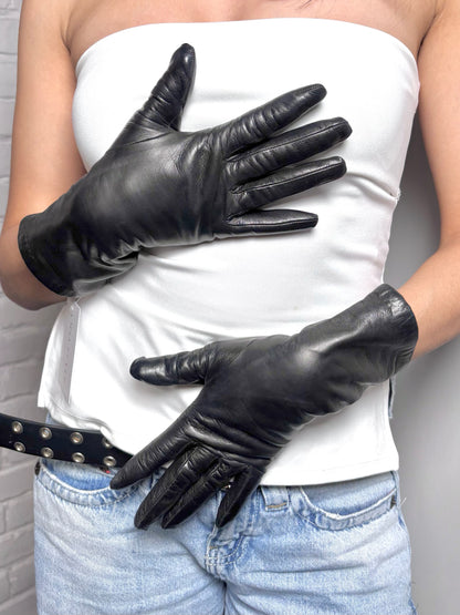 Coach 6.5 Leather Pre-owned Gloves