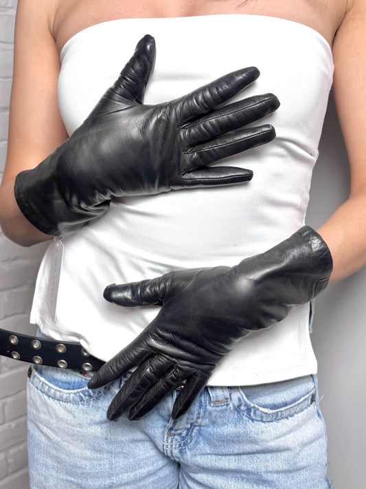 Coach 6.5 Leather Pre-owned Gloves