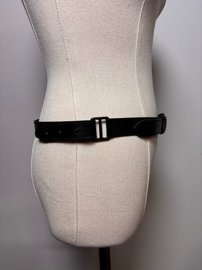 Women's Leather Burberry 26"-33" Black Pre-owned Belt