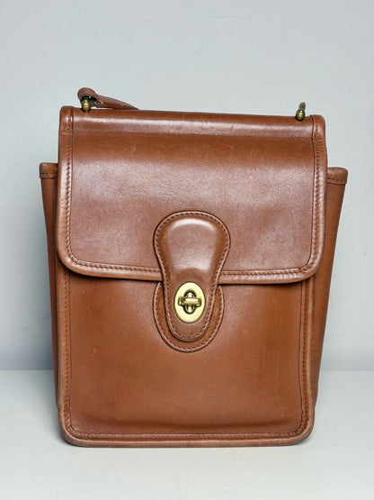 Women's Coach #9930 Murphy Vintage Leather Pre-owned Caramel Purse