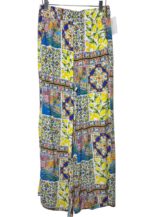 Women Size S Terez Multi-Color Europe, Lemons, Fleur de Lis NWT Pants