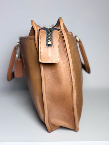 Vintage Coach 1324-313 Leather Briefcase Made in USA | Pre-owned Classic Work Bag