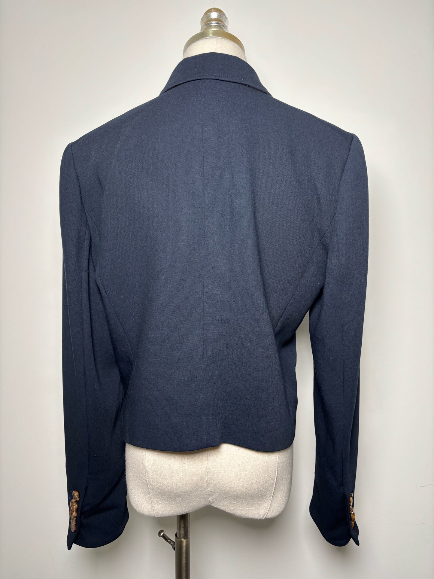 Women Size 10 Veronica Beard Navy Dickey Navis Blazer