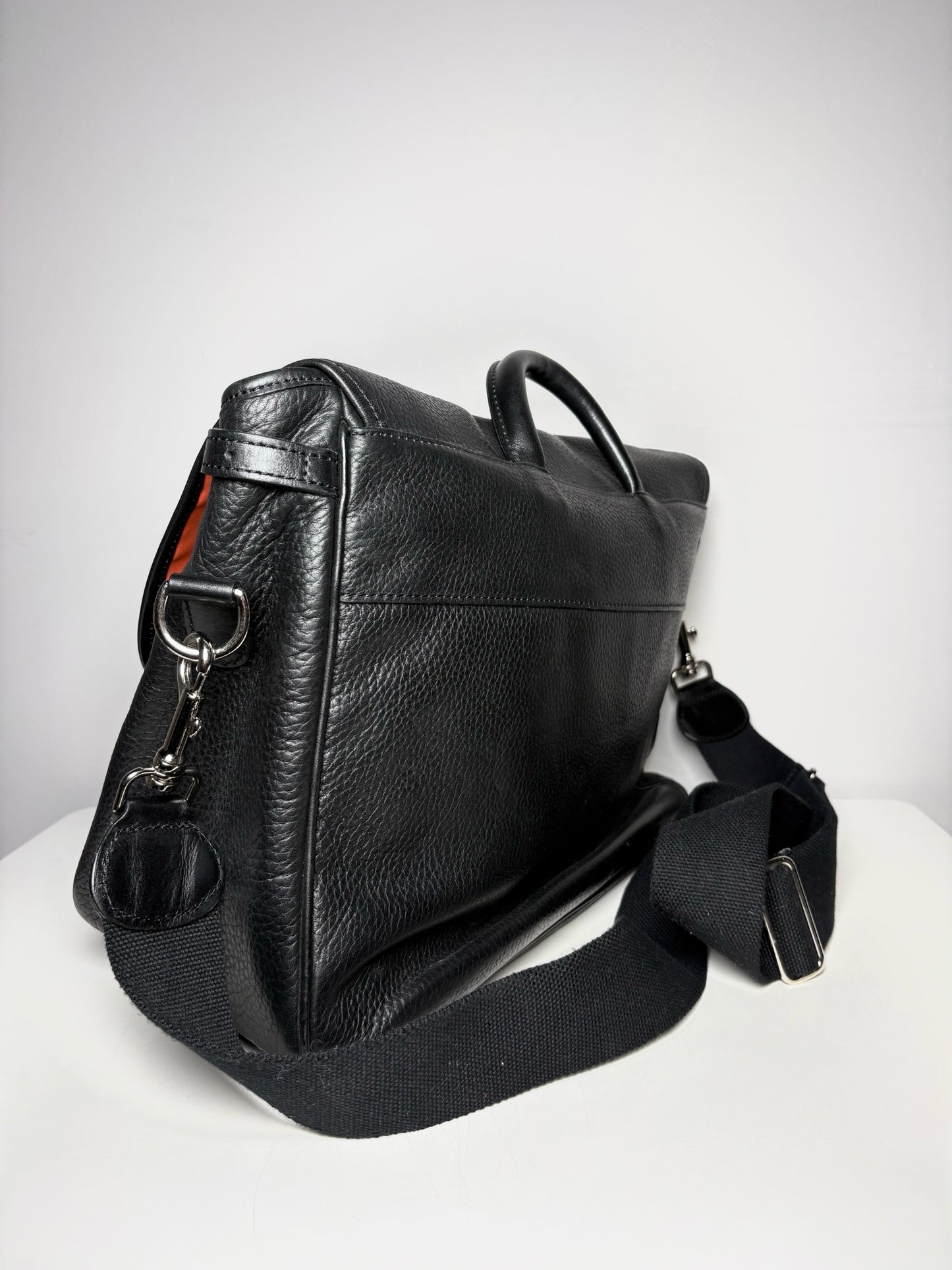Mulholland Black Leather Men's Bag