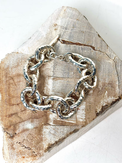 Ippolita Polished, Hammered Glamazon Bastille Toggle Bracelet