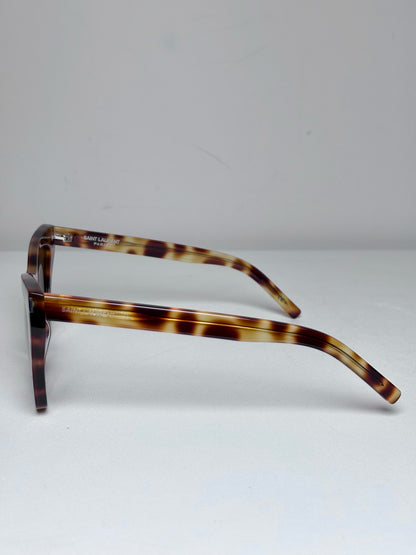 Saint Laurent New Wave Kate 55MM Cat-Eye Pre-owned Brown Sunglasses