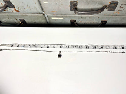 Andrea Candela Onyx 18K Gold, 925 Sterling Silver Necklace