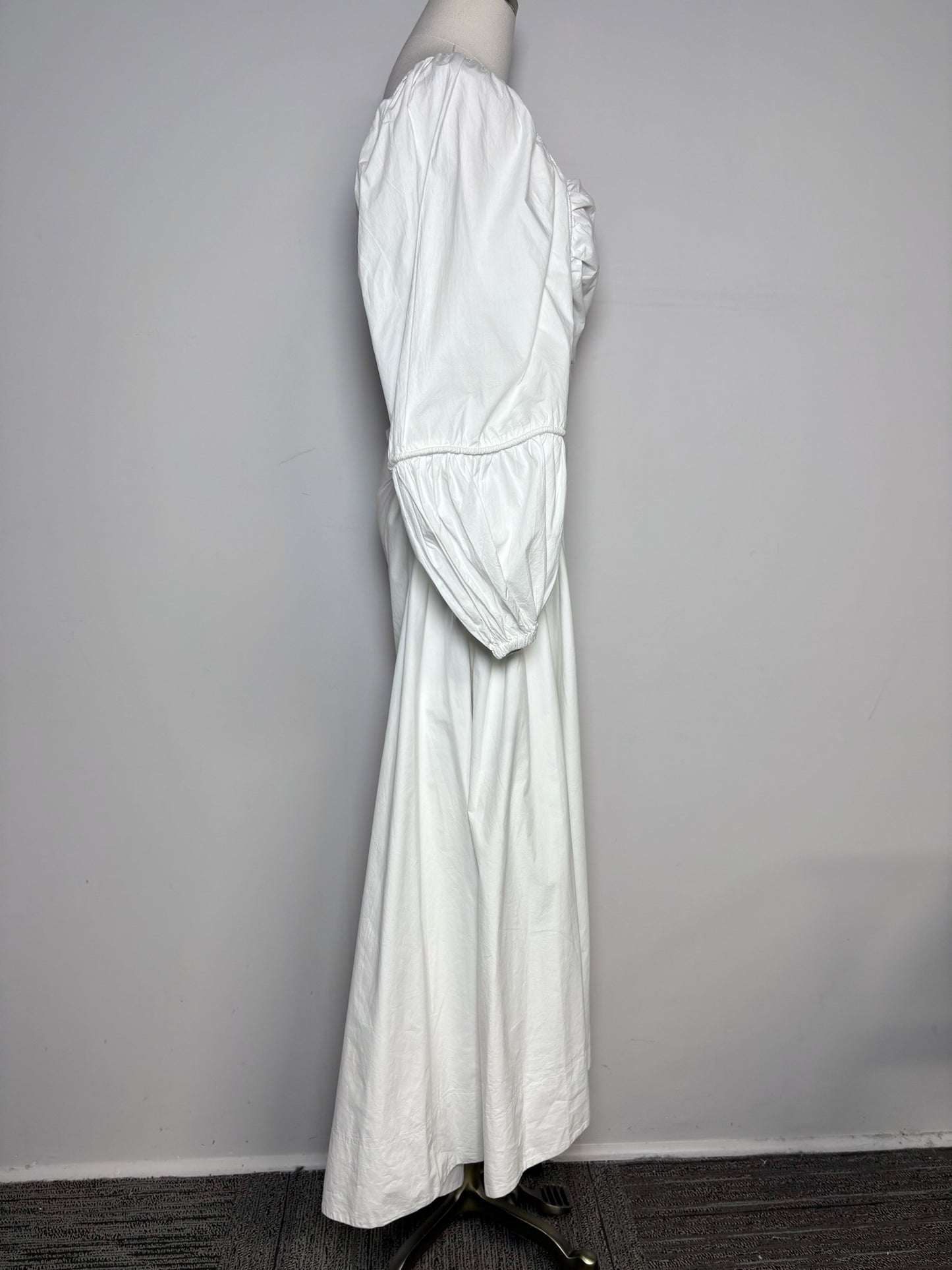 Women Size 8/M Ulla Johnson Florella White Pure cotton Pre-owned, NWT Dress