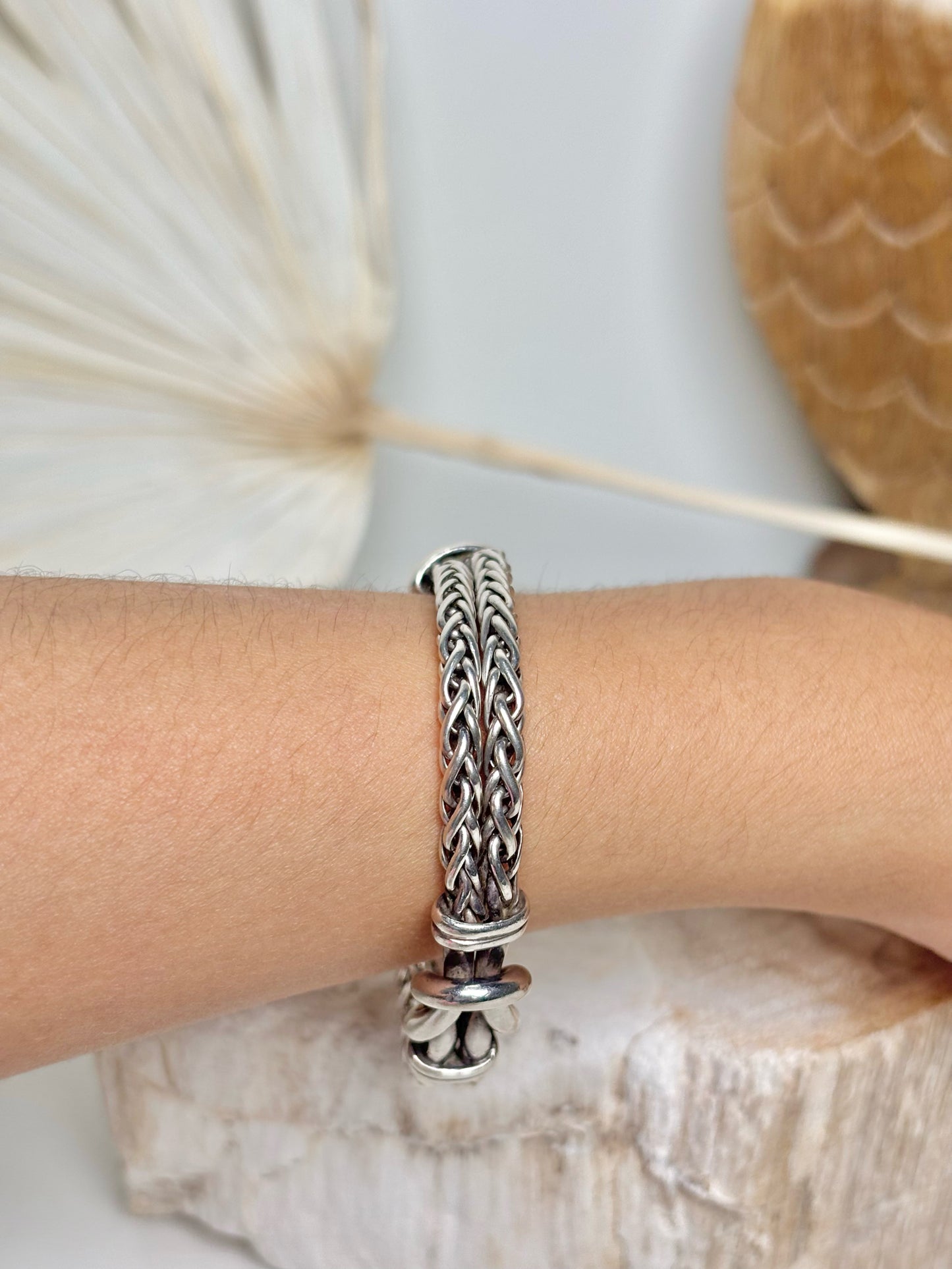 Sterling Silver 925 Chain Links Pre-owned Bracelet