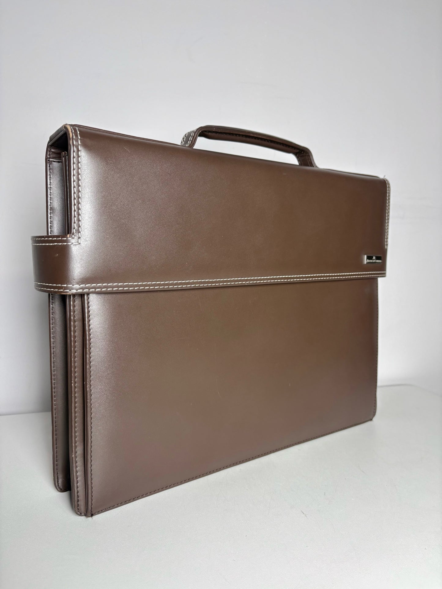 Men's Jaeger LeCoultre Leather Brown Briefase