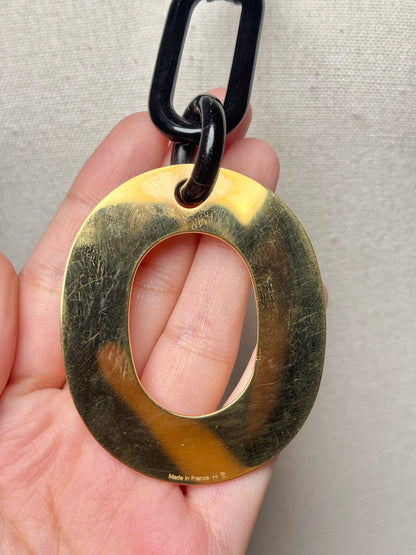 Hermes Permabrass, Horn Leather Cord Mayance Isthme O Necklace