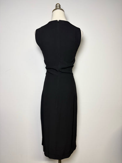 Women Size 44 (8 US) Marni Black, gray Colorblock Sheath Dress