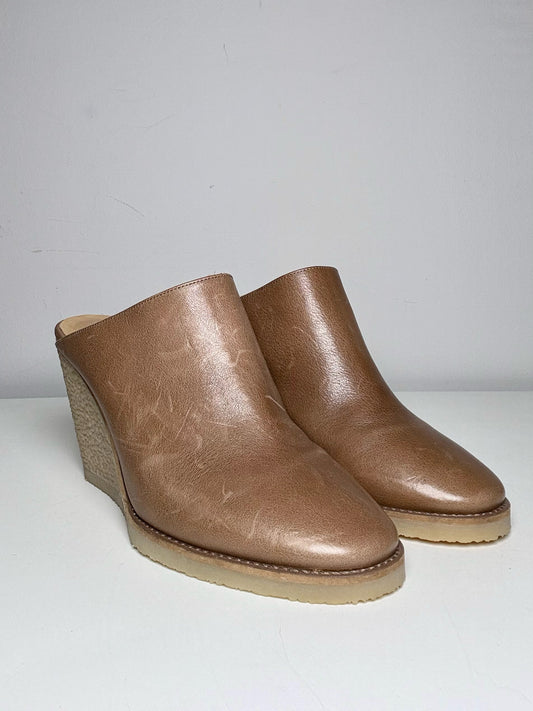 W Shoe Size 39 Isabel Marant Brown Leather Calf NWOT Wedges