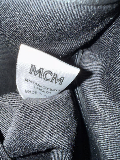 MCM Aren Monogram Black Visetos Tote Bag