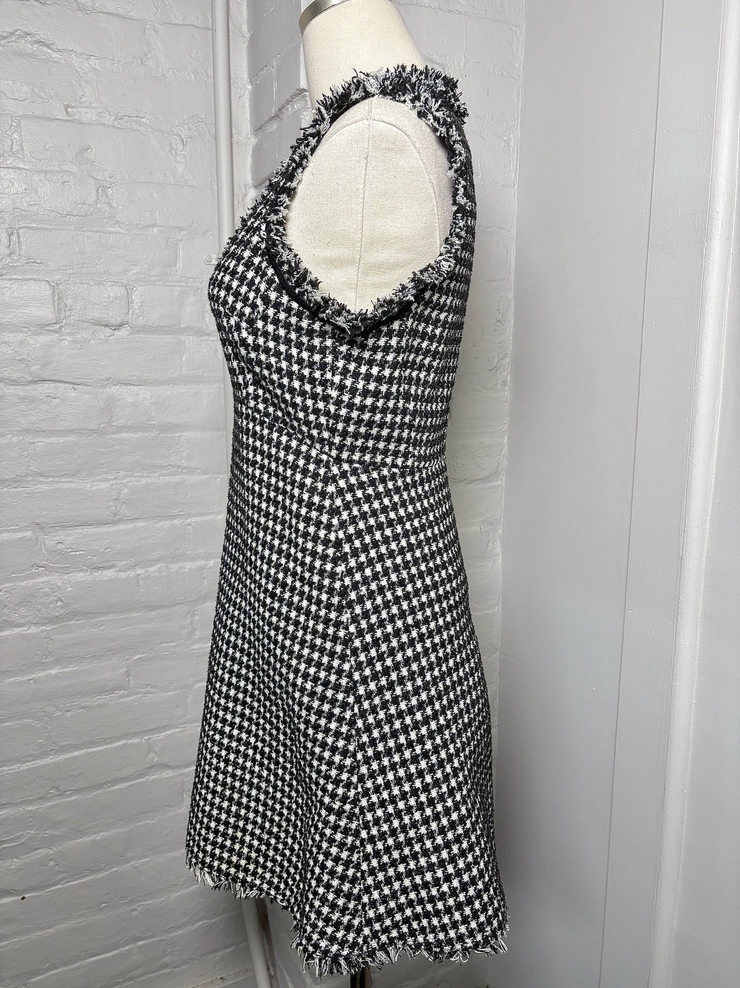 Women Size 2 Kate Spade New York Black & White Tweed Dress