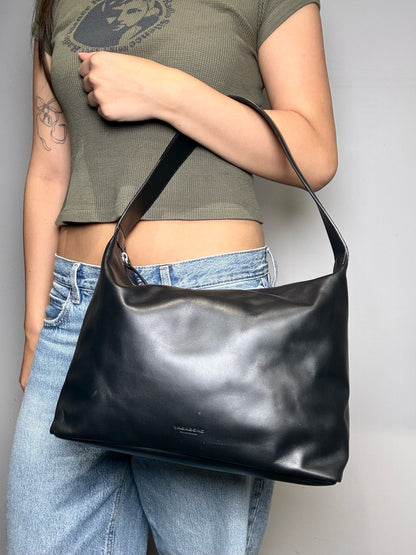 Women's Vagabond Solid Leather Pre-owned Black Small Purse