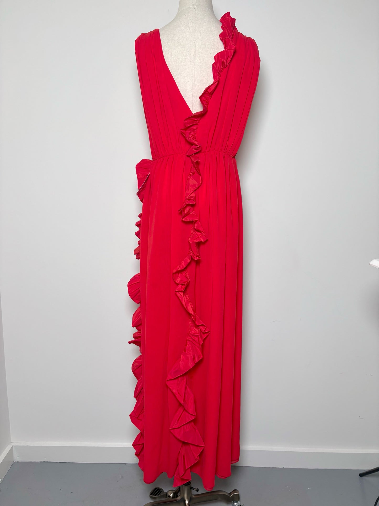 MSGM Milano Red Solid Dress