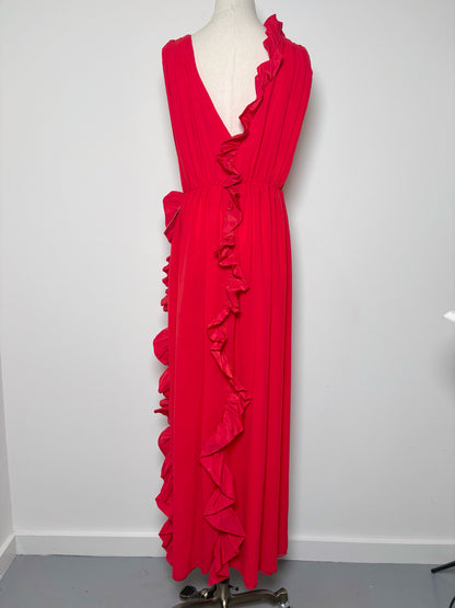 MSGM Milano Red Solid Dress