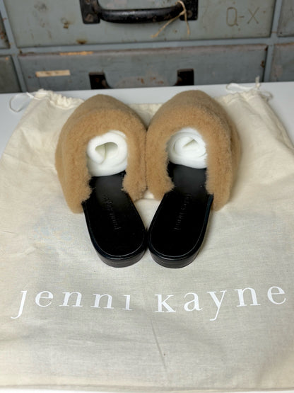 W Shoe Size 39 (8.5 US) Jenni Kayne Camel Shearling Slip-ons