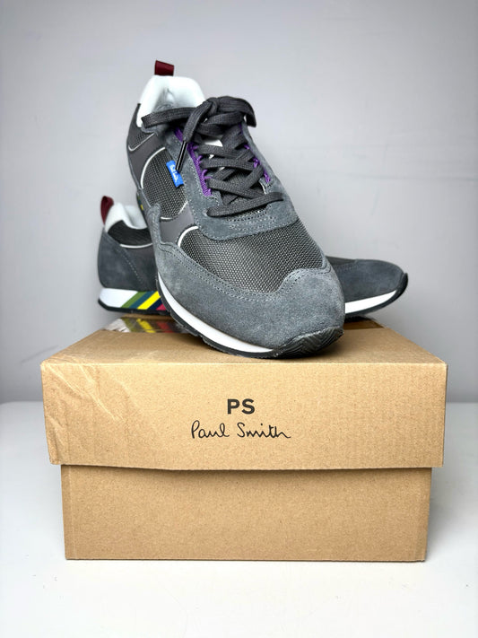 Paul Smith Grey & White Suede Men's NWT, Pre-owned 9 Sneakers