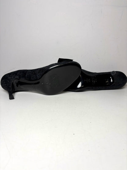 W Shoe Size 9 Jill Stuart Black Satin Women's NWT Heels