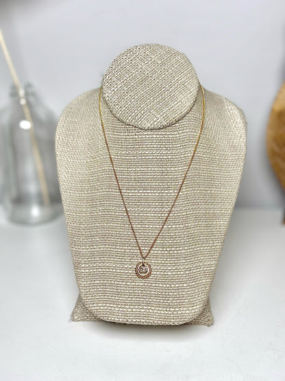 Gold Plated Christian Dior Necklace