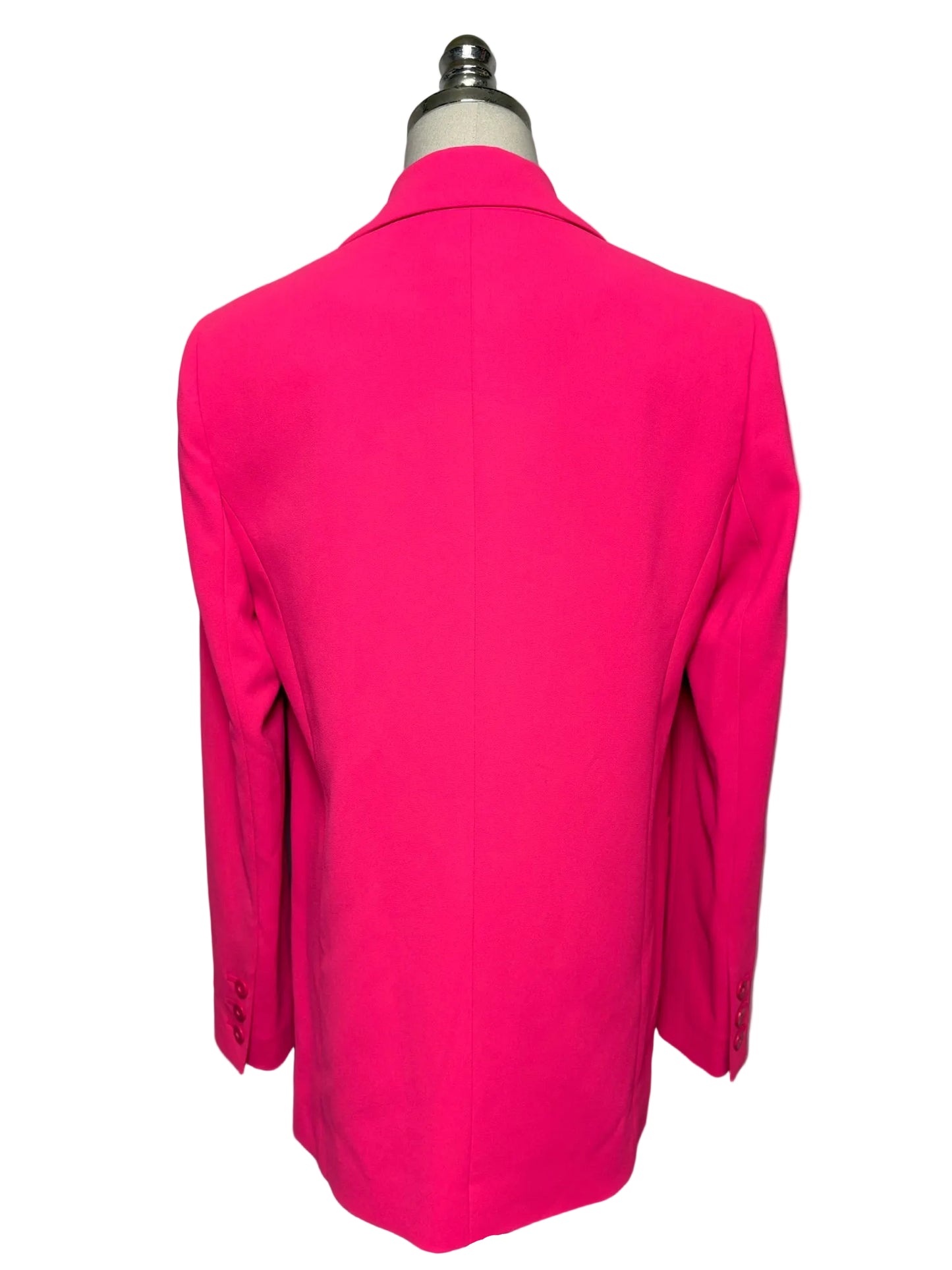 Women Size 4 Alice + Olivia Hot Pink Pre-Owned Single-Button Jacket