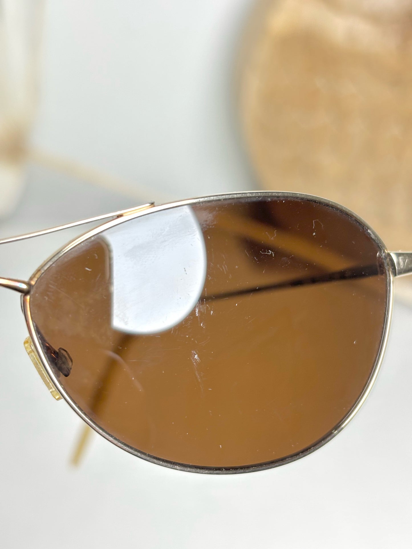 Men's Oliver Peoples Gold Sunglasses