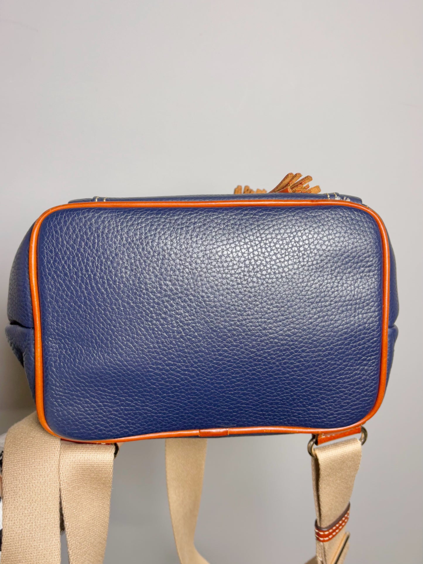 Leather Dooney & Bourke Blue Backpack