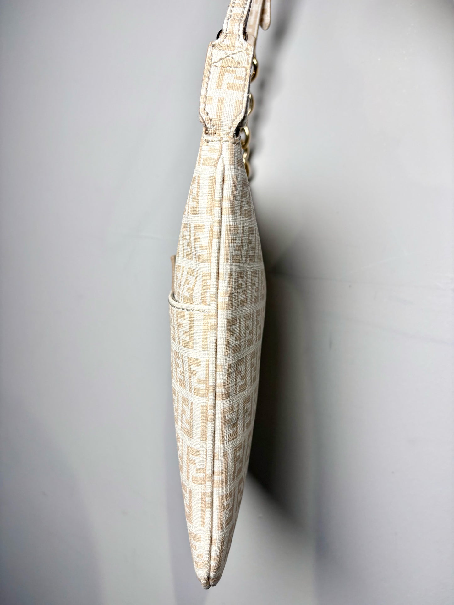 Fendi Zucchino FF Crossbody Vintage Bag