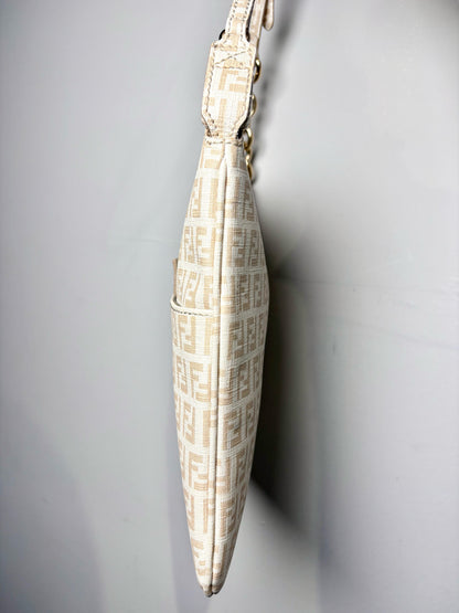 Fendi Zucchino FF Crossbody Vintage Bag