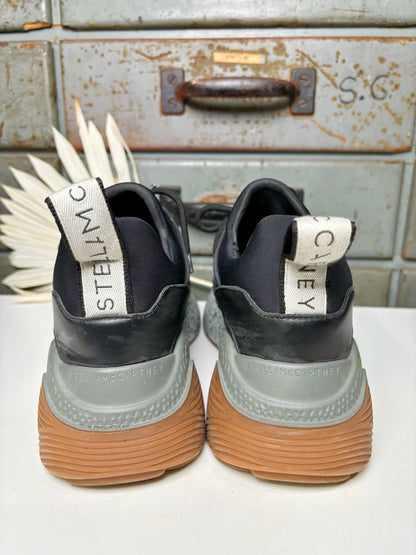 W Shoe Size 39 Stella McCartney Black Leather Sneakers