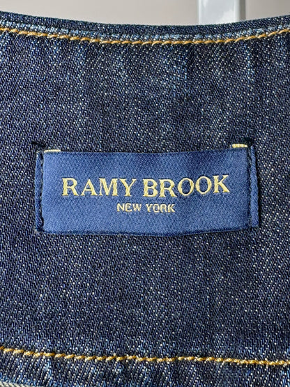 Women Size XS (Estimate) Ramy Brook Blue Sailor Front V-neck Pre-owned Jumpsuit