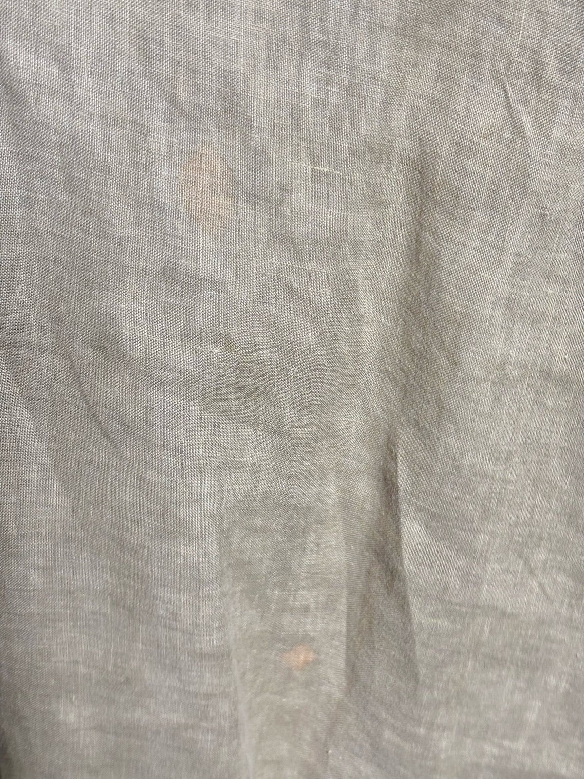 Tan Byblos Tan Linen Blend Solid Men's Vintage Shirt