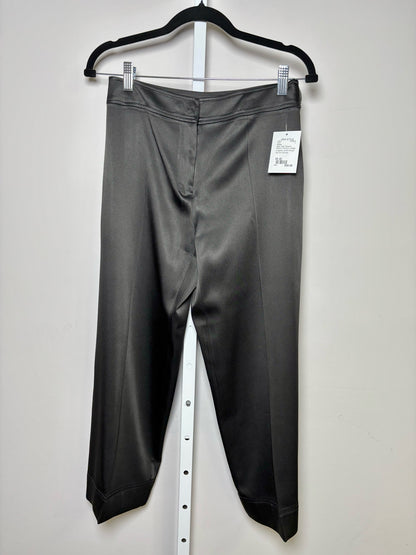 Women Size 36 (S) Roman Black Wide Leg Cropped Pants