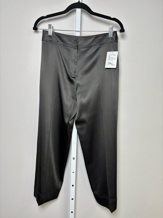 Women Size 36 (S) Roman Black Wide Leg Cropped Pants